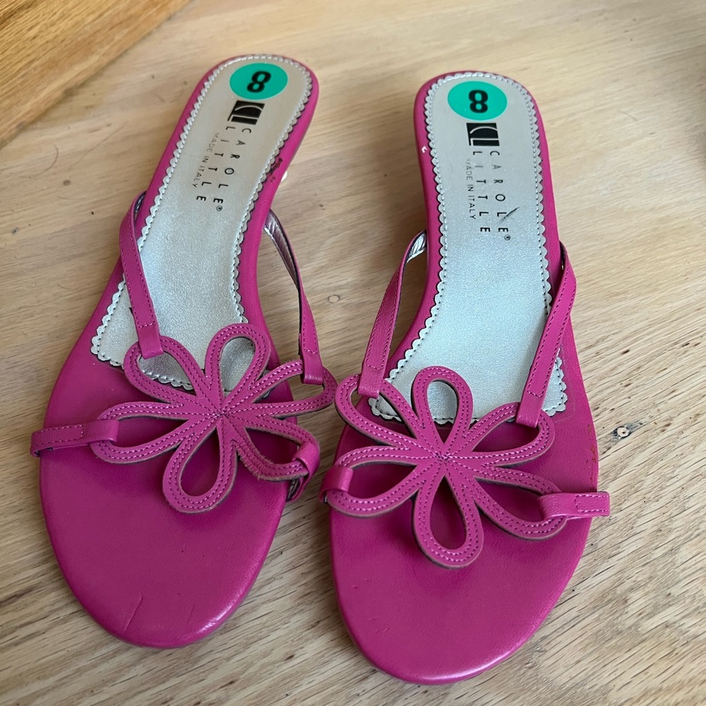 Carole Little size 8 Mule in pink